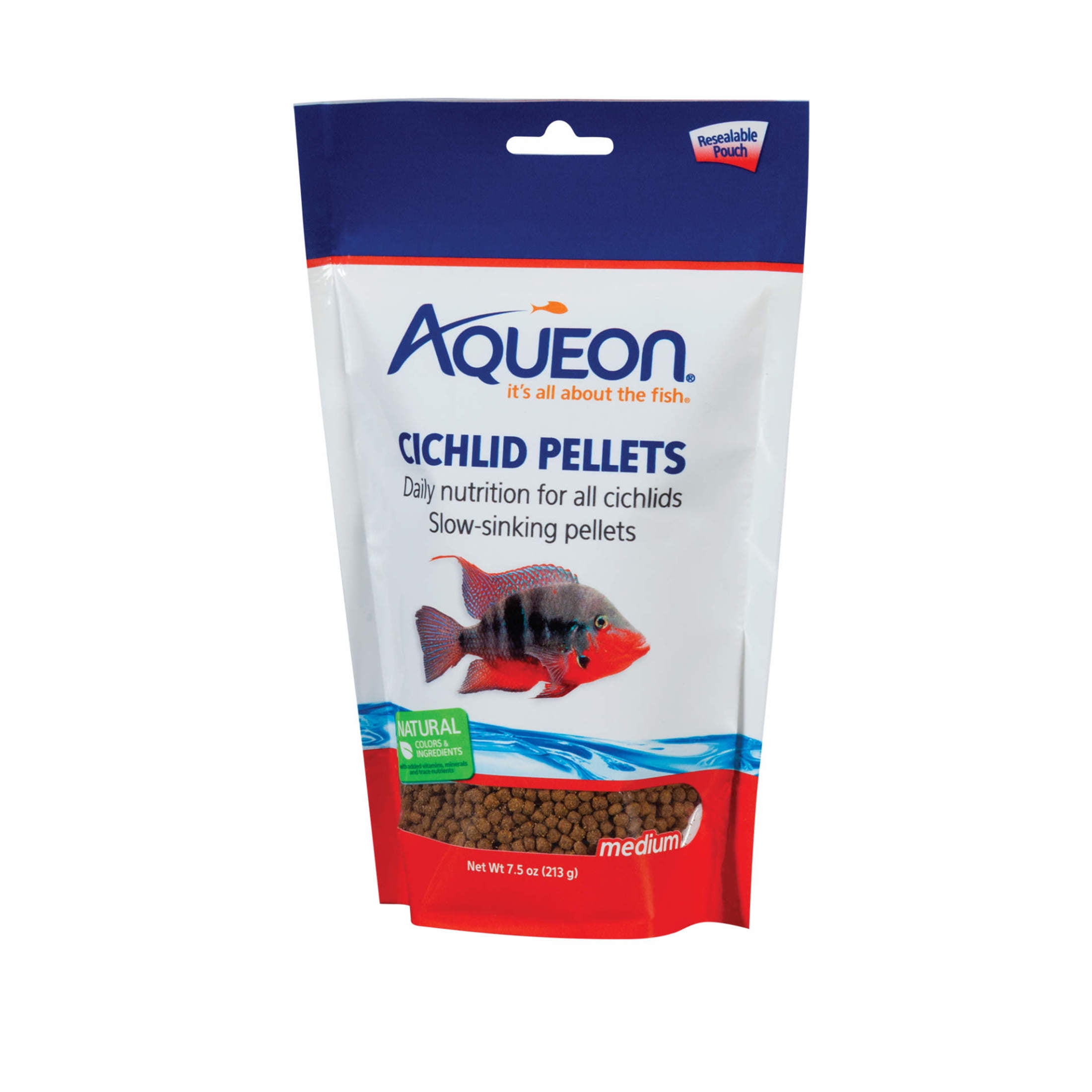 Medium Brown Slow-Sinking Cichlid Pellets 7.5 oz