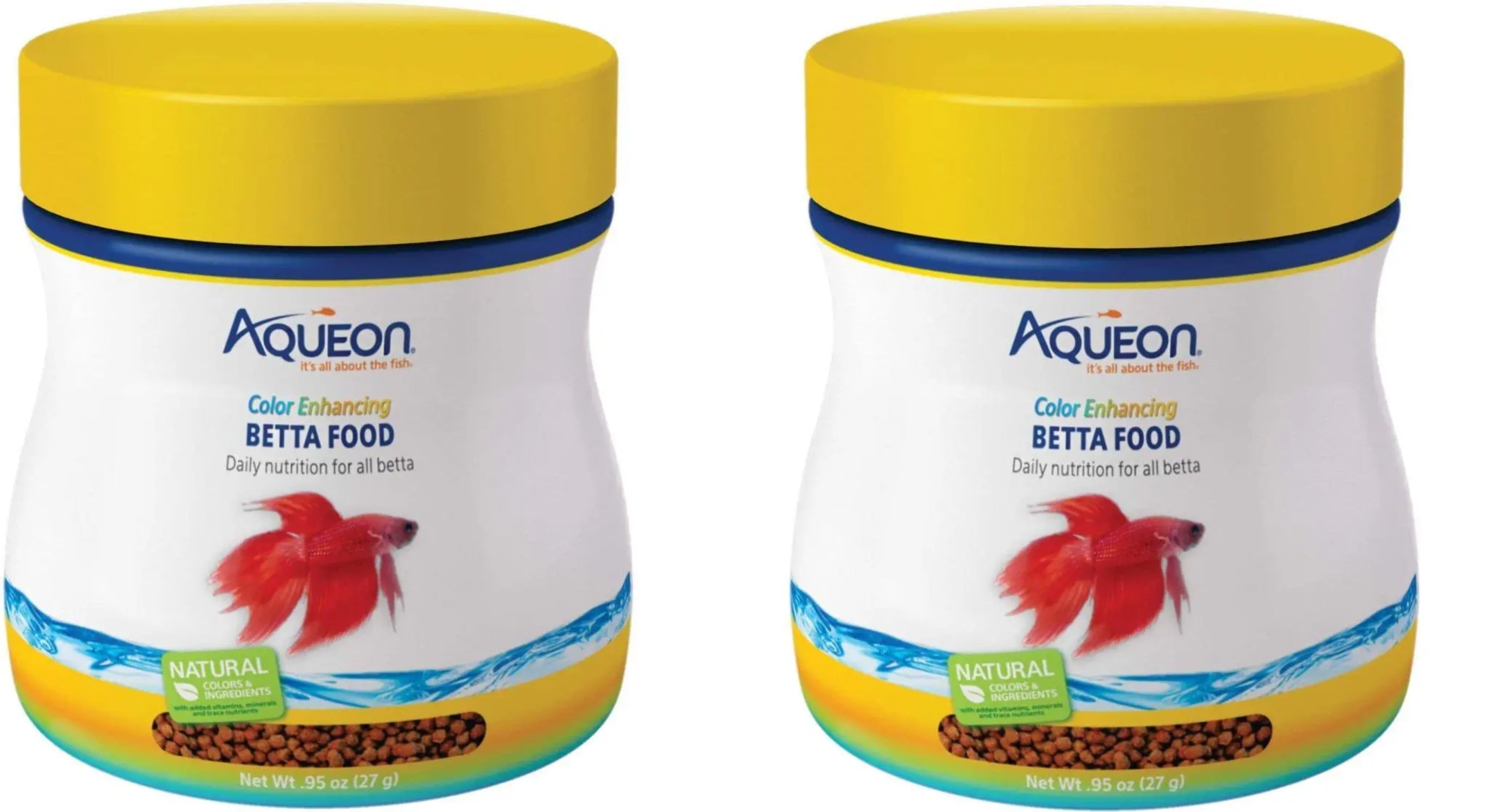 Aqueon Color Enhancing Betta Food .95 oz. 2-Pack