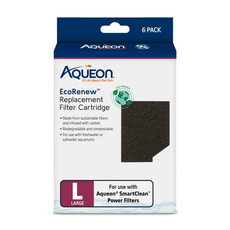 Aqueon EcoRenew Replacement Filter Cartridges Large 6 Pack price history and forecast - Aqueon 100551083