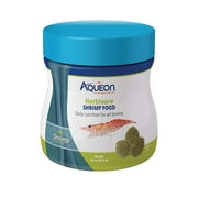 Aqueon Herbivore Shrimp Disc Fish Food 1.6 Ounces