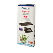 Aqueon LED Deluxe Full Aquarium Hood Black 24 Inches