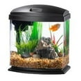 thumbnail image 1 of Aqueon LED MiniBow 1 SmartClean Aquarium Kit Black, 1 of 4