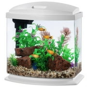 Aqueon LED MiniBow 2.5 SmartClean Aquarium Kit White