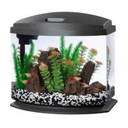 Aqueon LED MiniBow 5 SmartClean Aquarium Kit Gray