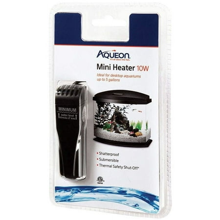 Aqueon Mini Heater Aquarium, Heaters Submersible 10 Watts
