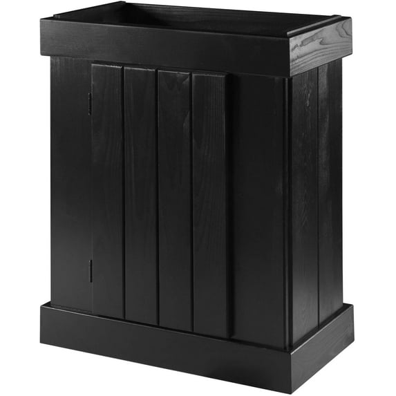 Aqueon Pine Aquarium Stand Black 24 x 12in