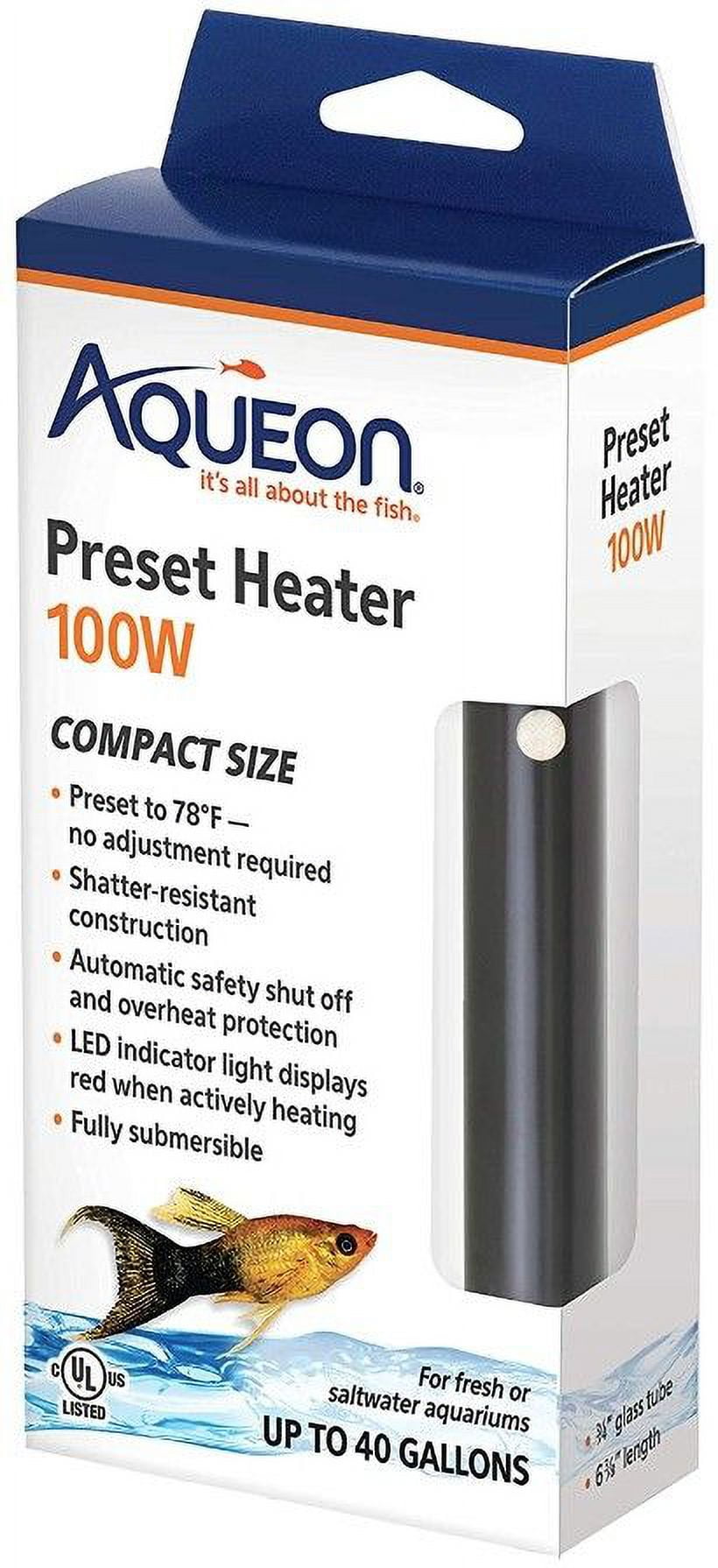 Aqueon Preset Aquarium Heater [Aquarium, Heaters Standard] 100 Watt