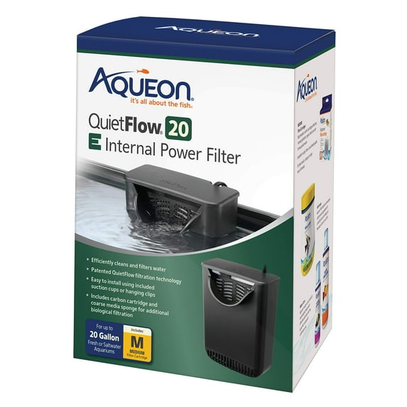 Aqueon Quietflow E Internal Power Filter - 20 Gallon(Medium)