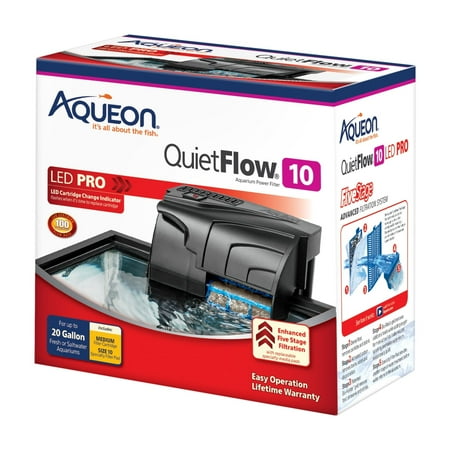 Aqueon QuietFlow LED PRO Aquarium Power Filter Size 10 price history and forecast - Aqueon 100106080