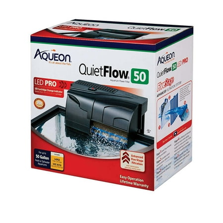 Aqueon QuietFlow LED PRO Aquarium Power Filter Size 50 price history and forecast - Aqueon 100106117