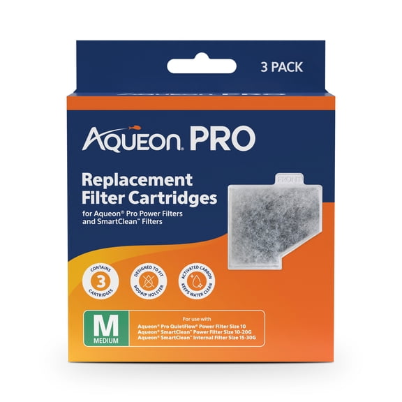 Aqueon Replacement Filter Cartridges Medium, 3 pack