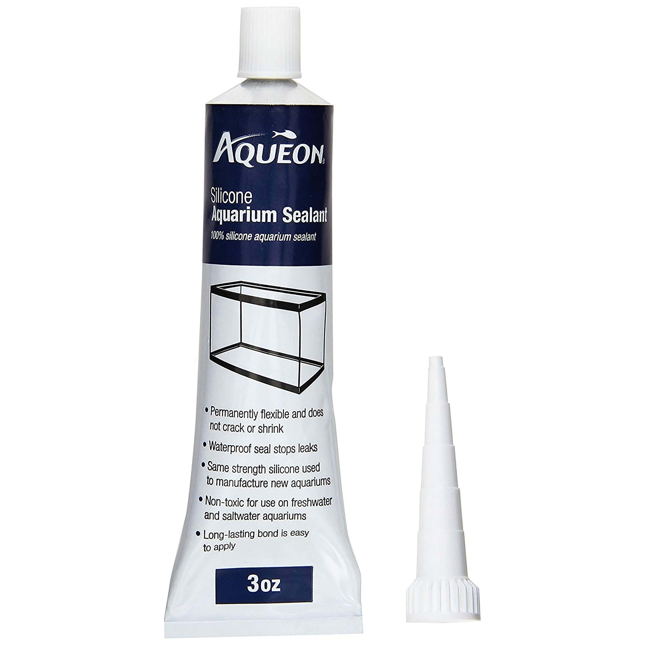 Clear 3 oz Silicone Aquarium Sealant Tube