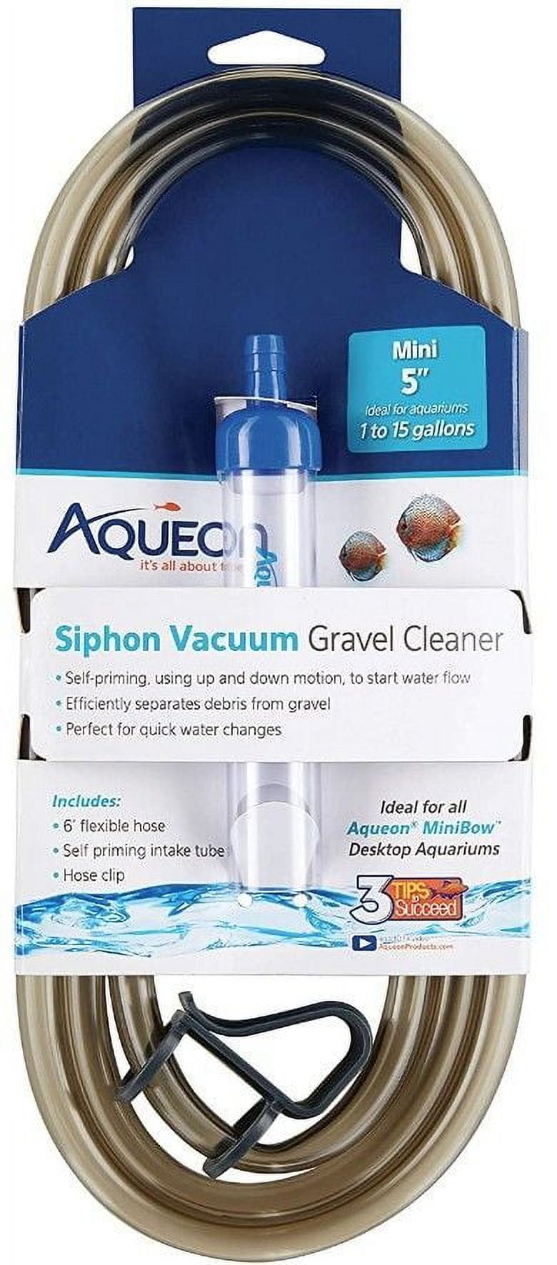 Aqueon Siphon Vacuum Gravel Cleaner [Aquarium, Gravel Vacs] Mini 5