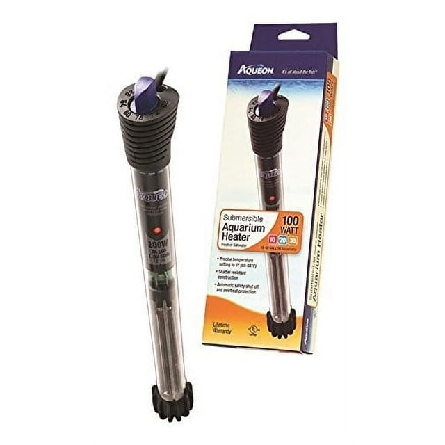Aqueon Submersible Aquarium Heaters (10" Length; For 1540 gallon