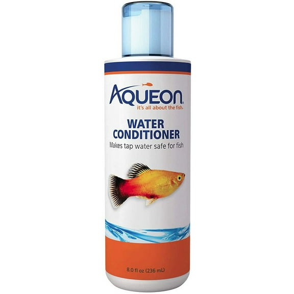 Aqueon Water Conditioner Makes Tap Water Safe for Fish [Aquarium Water Clarifiers, Aquarium Supplies] 96 oz (12 x 8 oz)
