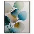thumbnail image 1 of Aqueous Eucalyptus II Canvas Print Nature Decor by Art Remedy, Silver Frame, 36 x 45, 1 of 6