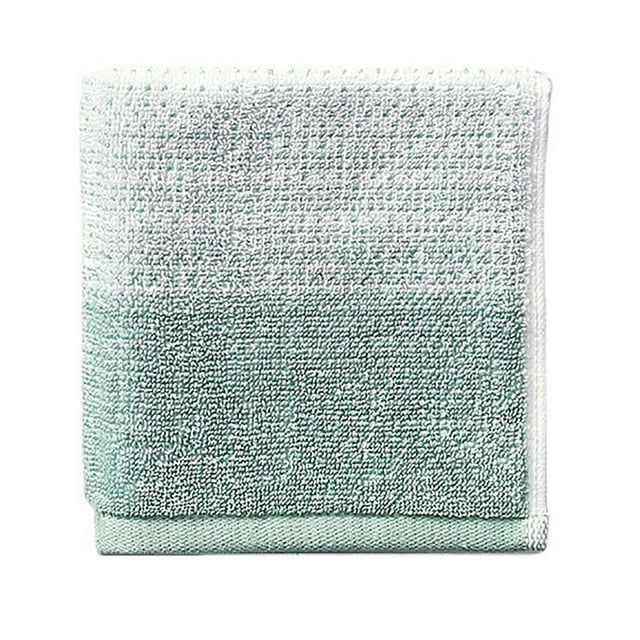 Aquifer/Arctic White Heathered Washcloth, Better Homes & Gardens Thick