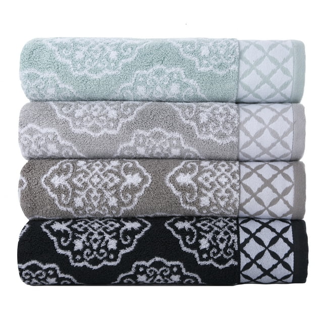 Aquifer Medallion Bath Towel, Better Homes & Gardens Thick and Plush