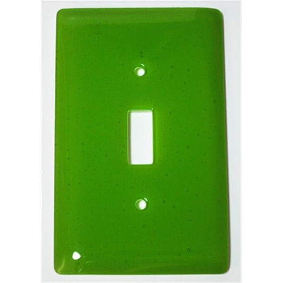 Aquila Art Glass Spring Green Transparent 1 Gang Switch - Spring Green ...