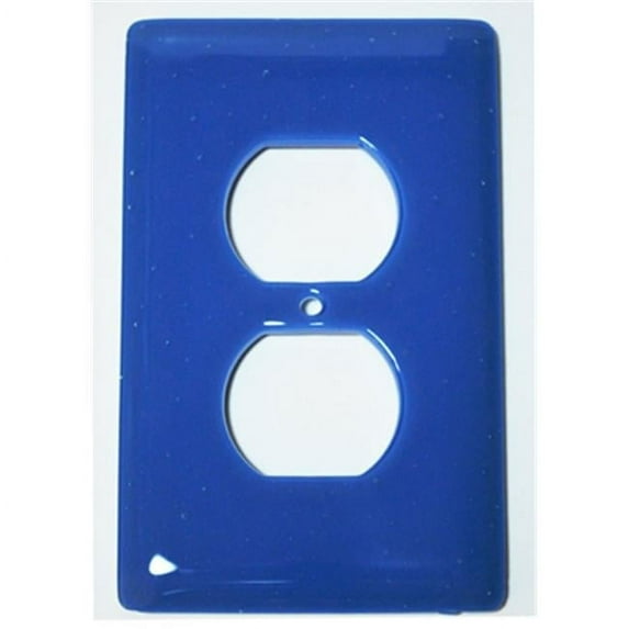 Aquila Art Glass WP1029-1GR Egyptian Blue 1 Gang Receptical