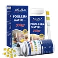 thumbnail image 1 of Aquila Pool & Spa Water Test Strips, 3-in-1, Accurate Water Testing Kit for pH, Alkalinity, Chlorine, 150 Count, 1 of 6