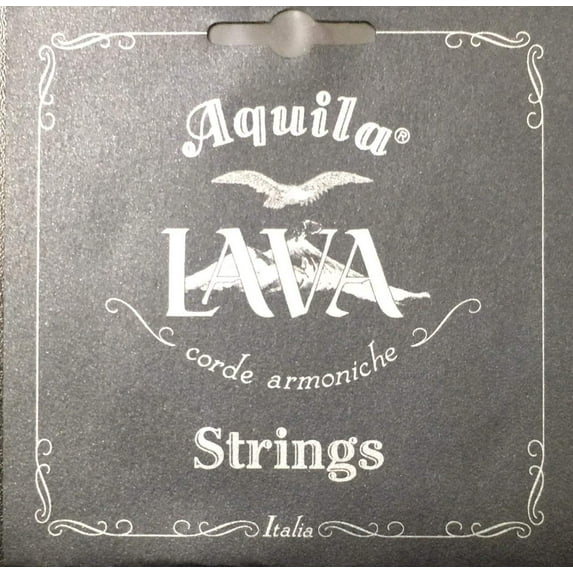 Aquila USA 112U High G Concert Ukulele Set - All Lava Nylgut