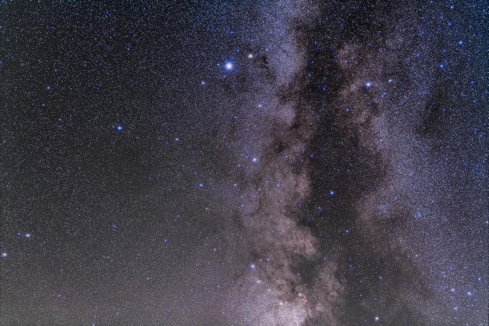 Aquila constellation and the Serpens-Ophiuchus double cluster Canvas Art - Alan DyerStocktrek Images (18 x 12)
