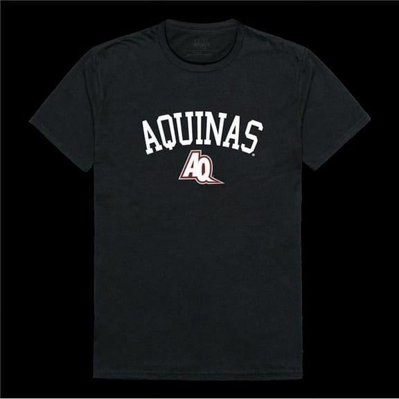 Aquinas College Saints Arch T-Shirt, Black - 2XL