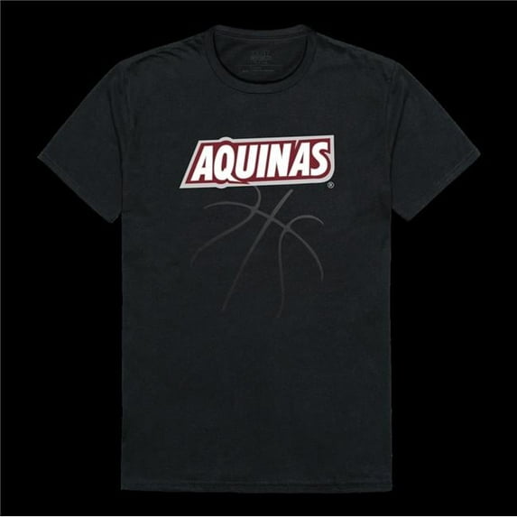 Aquinas College Saints Basketball T-Shirt, Black - 2XL
