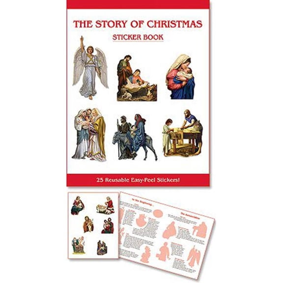 AP Christmas Sticker Book 12pk