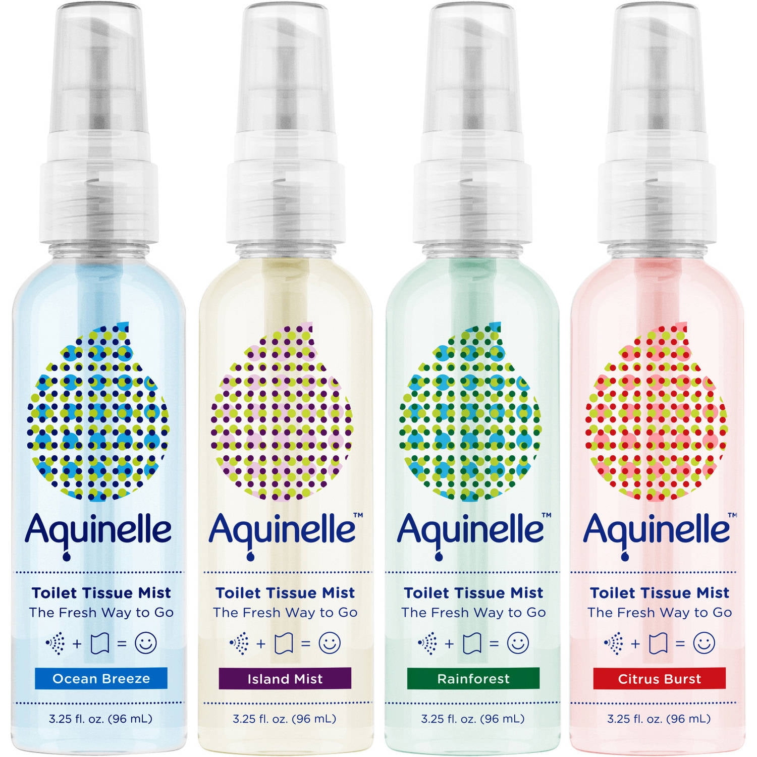 Aquinelle Toilet Tissue Mist Travel Pack Toilet Paper Moistener