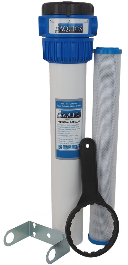 Aquios AQFS220L Salt-Free Water Softener and Filter System