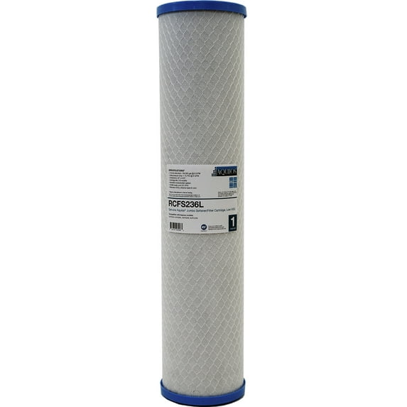 Aquios® OEM RCFS236L Jumbo Water Softener/Filter Cartridge, VOC Reduction