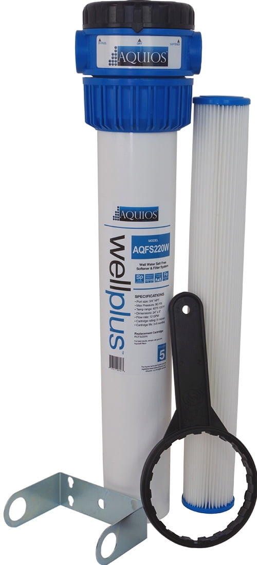 Aquios WellPlus Salt Free Water Softener & Filter System