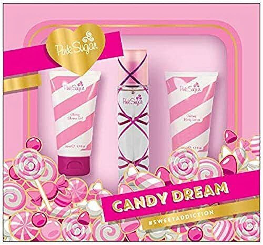 Aquolina, Pink Sugar Perfume Gift Set for Women, 3 Pieces