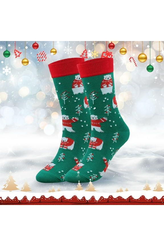 Christmas Socks Christmas Socks For Men Women Fun Cute Socks With Santas Reindeer Snowman Candy Pattern Xmas Novelty Socks