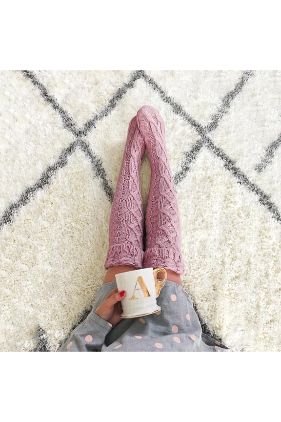 Stockings for Women Ladies OVER Cotton High Stockings KNEE Warm The Thigh Socks Long Girls Women Socks