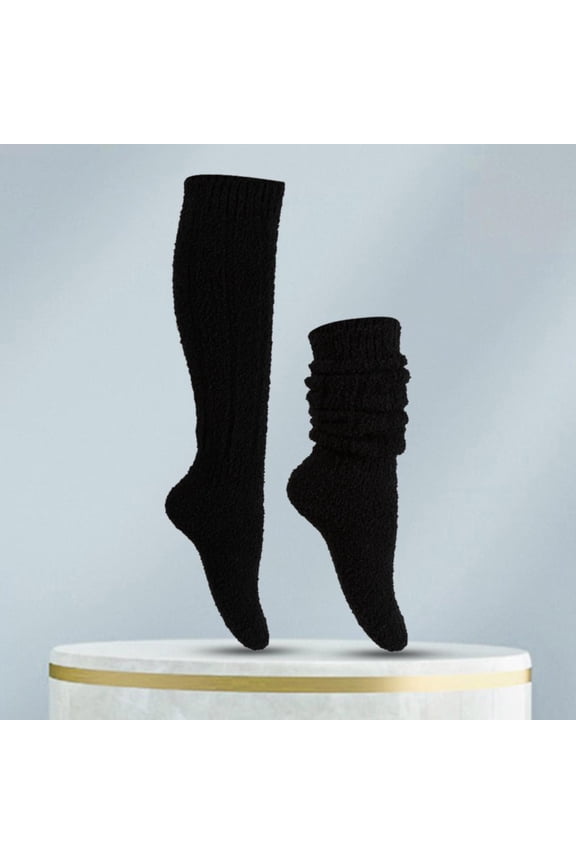 Stockings for Women Thigh High Women's Thick Socks Winter Extra Thick And Moon Socks Autumn And Winter Warm Home Stockings