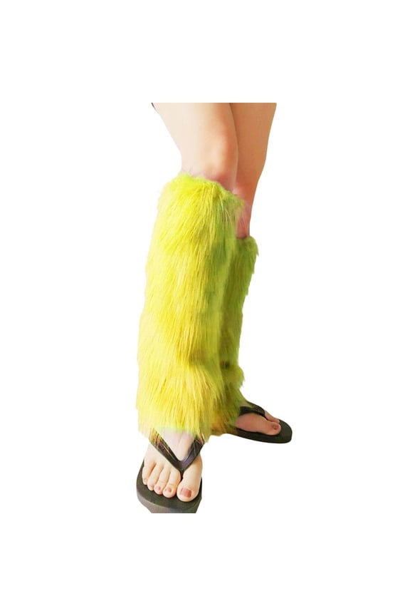 Winter Stockings for Women Opaque Furry Boot Cover Imitation Socks Shoe Cover Leg Cover Long Foot Cover Women's Leg Warmers Warm And Slim