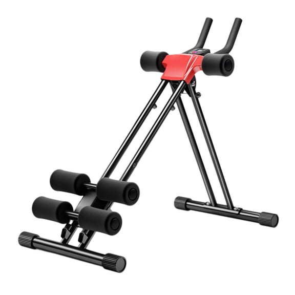 Aqyh Ab Machine for Home Gym, Core Strength Training Equipment for Home Fitness, Ab Crunch Coaster with 5 Intensities and Digital Display, Foldable Core Trainer for Abdominal