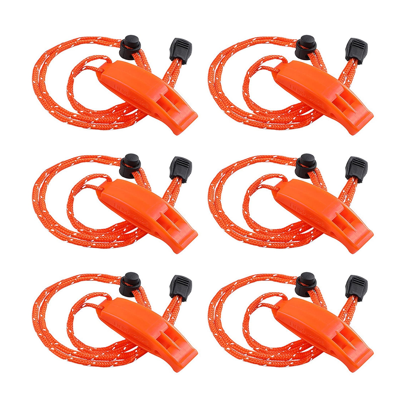 Aqyh Outdoor Whistles - Loud Crisp Sound, Curved Design, Portable Warning Accessories, Safety Survival Emergency Whistles - Sports Gear