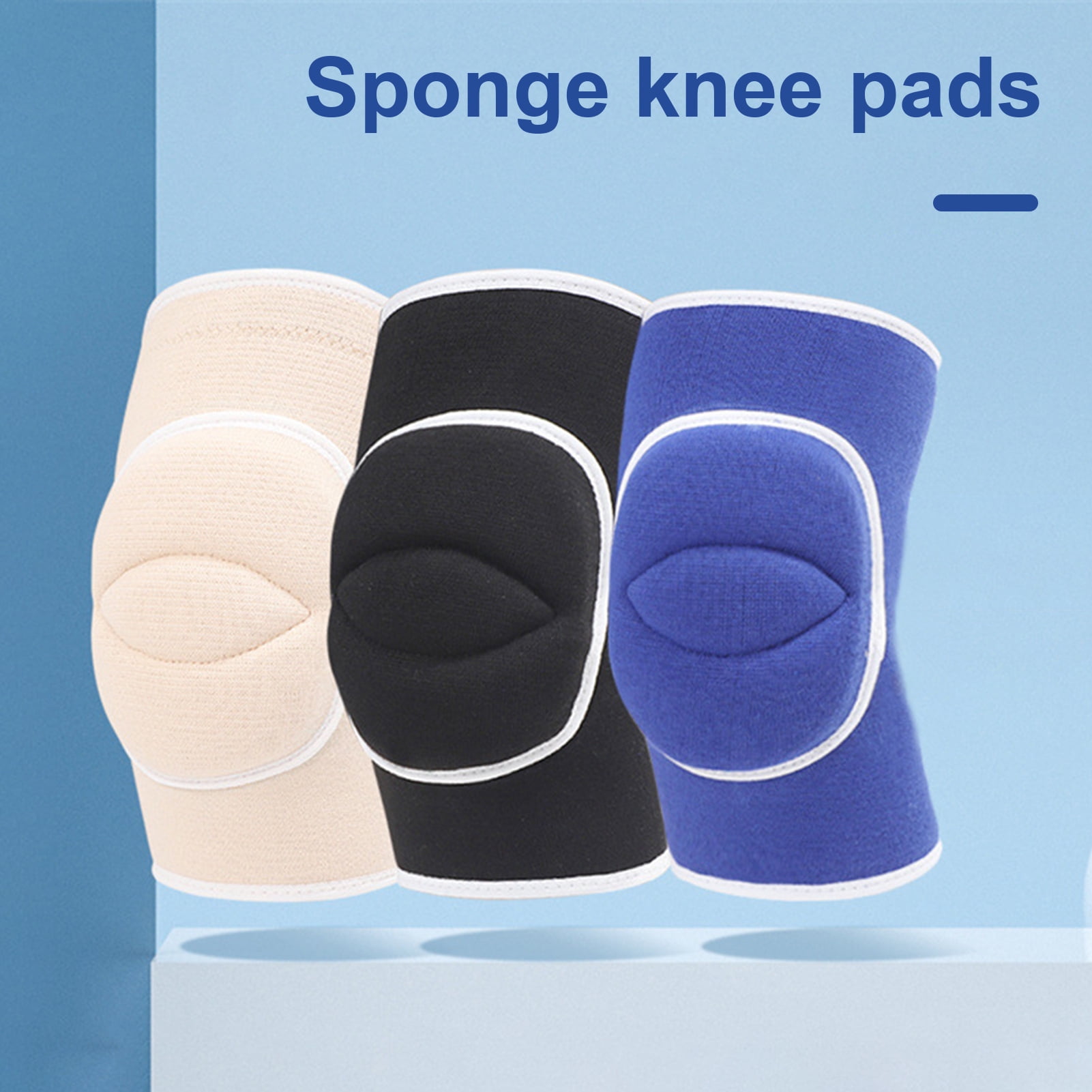 Aqyh Soft Comfortable Knee Pads 2 Pack Knee Guards for Volleyball Dancing Yoga Sports Anti