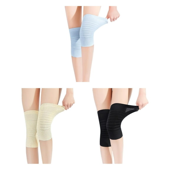 Aqyh Sports Knee Compression Sleeve - 1 Pair - Non-Slip Breathable Stretch - Men Women - Fitness Running Cycling - Joint Protector - Knee Pad Brace - Knee Support Guard