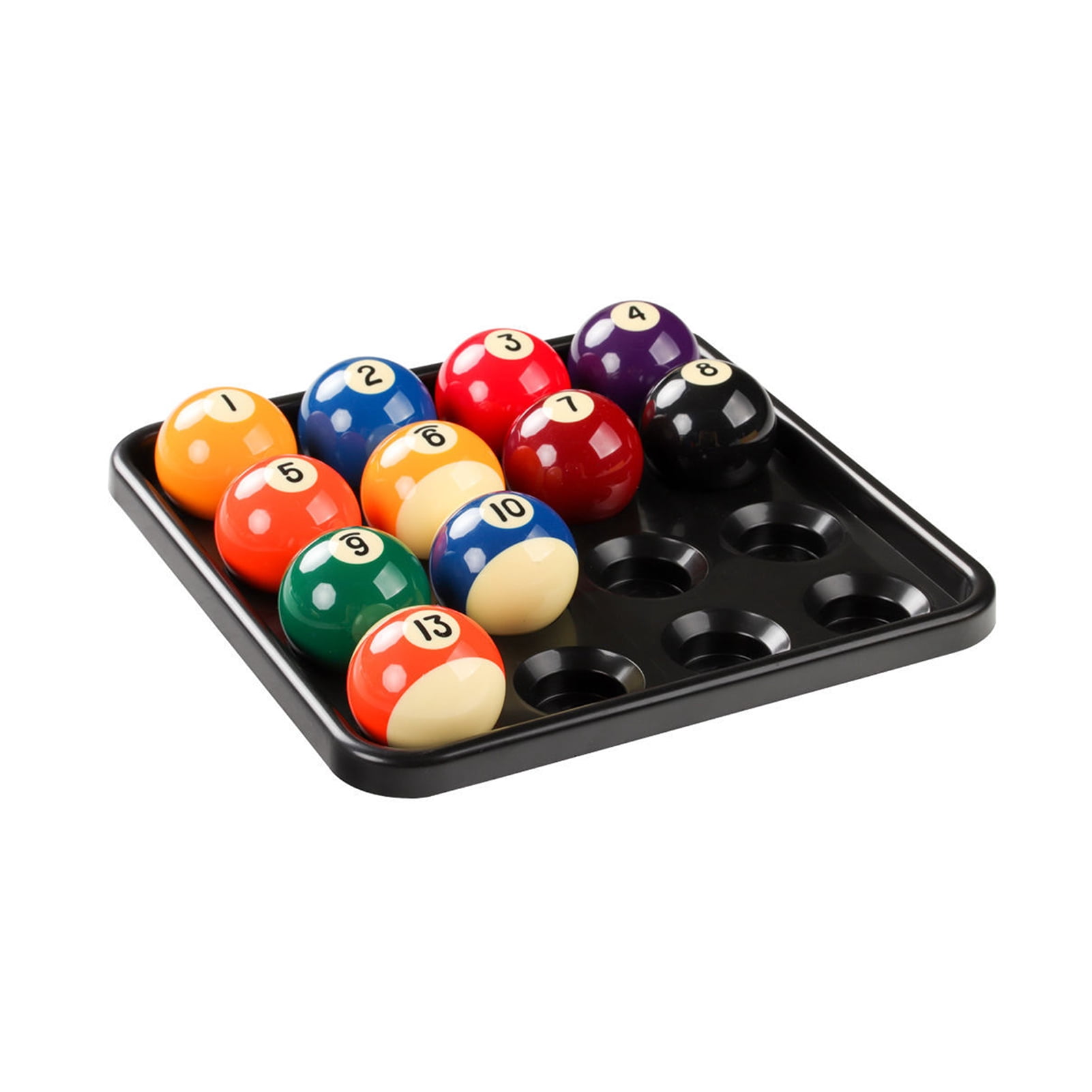 Aqyh Standard Billiard Ball Tray - Black Plastic Pool Ball Carrying ...