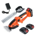Aqzb 2 in 1 Cordless Hedge Trimmer 21V Electric Shrub Trimmer Grass