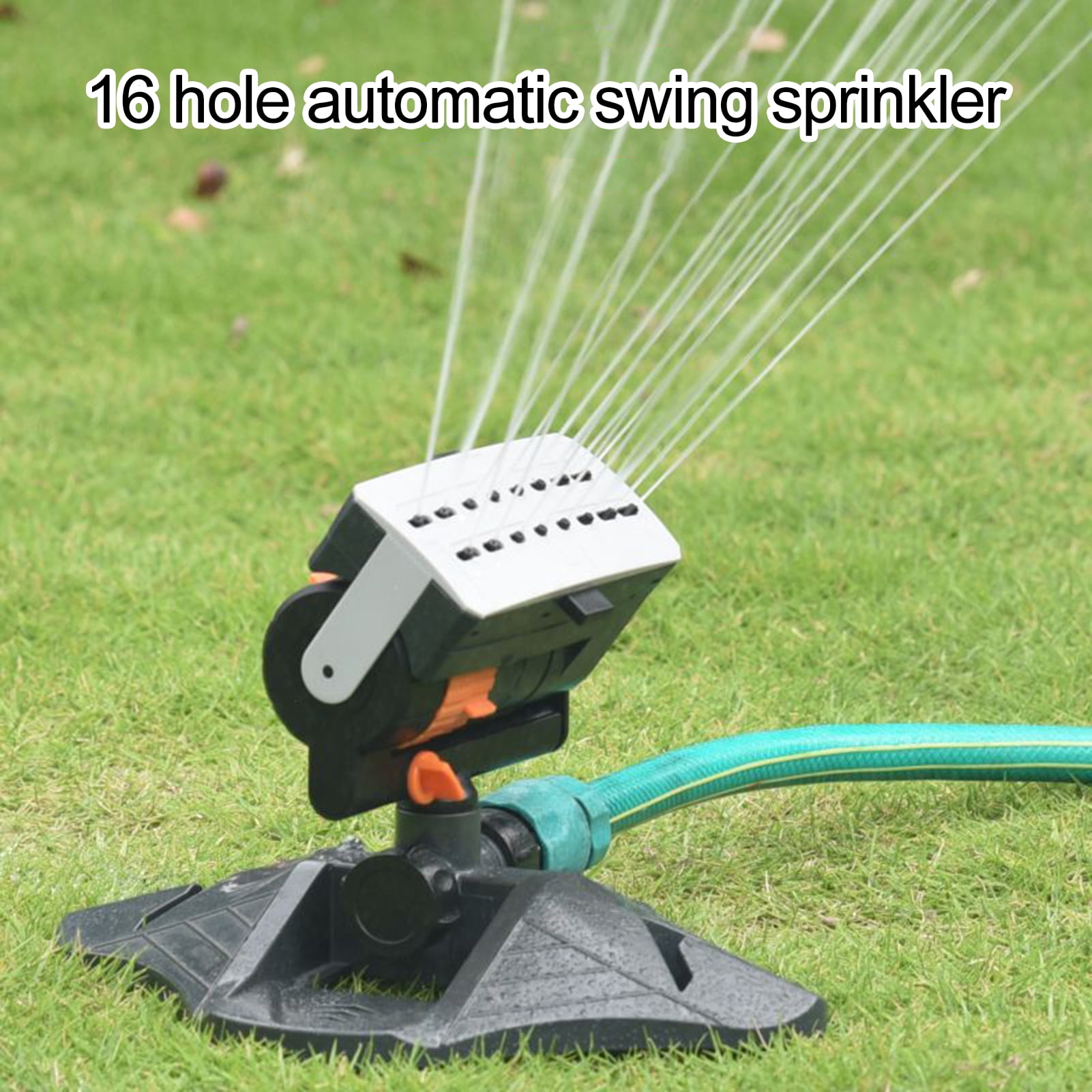 Aqzb 360-Degree Rotating Tripod Sprinkler - Large Area Garden Watering ...