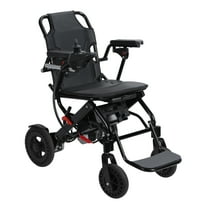 Aqzb Adults Electric Wheelchair with Large Footrest, Lightweight Foldable Motorized Wheelchair, 12-Mile Range 500W Motor Portable Elderly Wheelchair _Clearance Electric Wheelchair