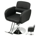 thumbnail image 1 of Aqzb Hydraulic Hair Salon Chair Swivel Stool, 360-Degree Rotation Height Adjustable Barber Chair, Strong Load Bearing Rolling Swivel Hair Salon Chair with Hydraulic Pump _Clearance Barber Stool, 1 of 7