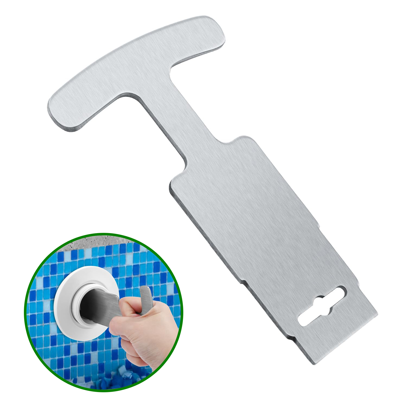 Aqzb Rustproof Pool Eyeball Seat Removal Tool Reusable Metal Pool