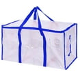 Aqzb Transparent Storage Bag Large Capacity Visible Double Straps